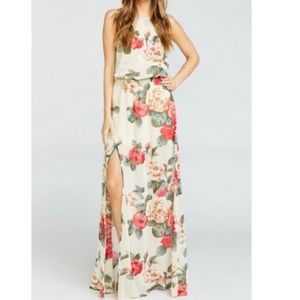 Show Me Your MuMu Heather Halter Dress